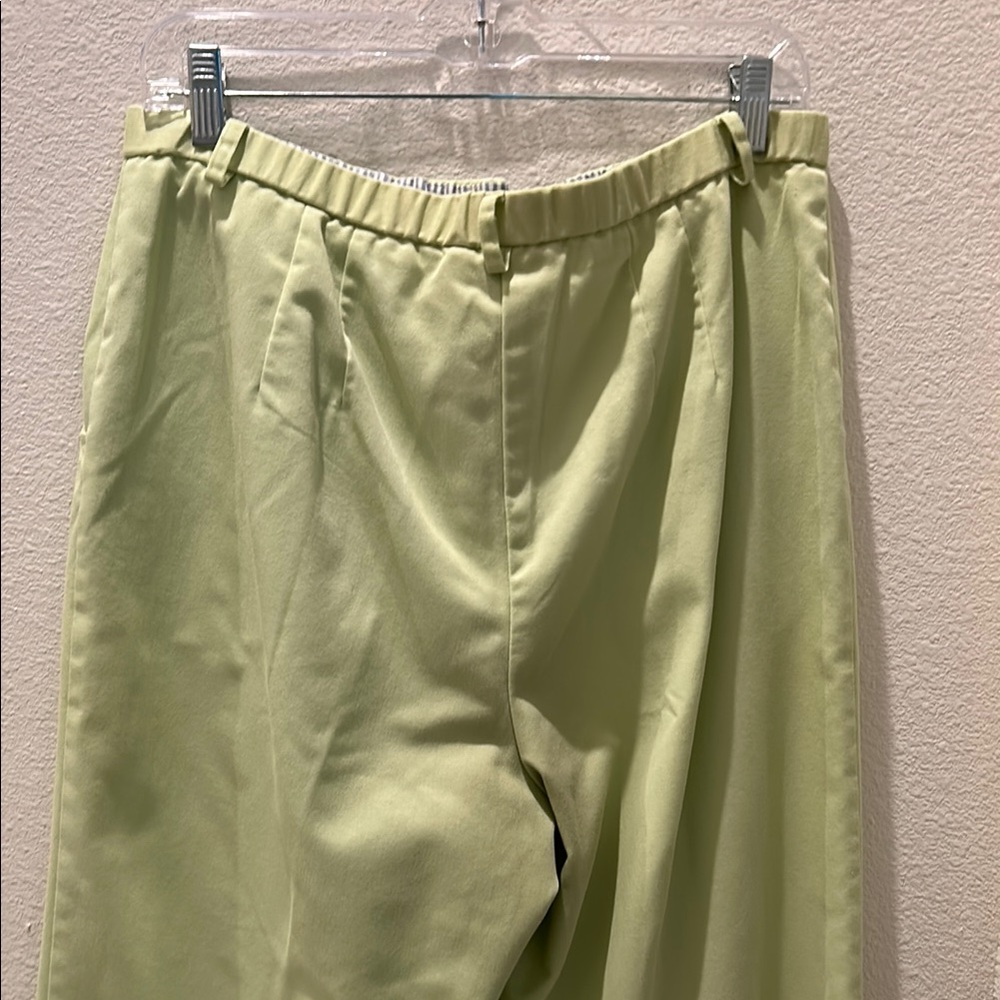 TALBOTS Light mint Green wide leg Trousers size 12 - Picture 7 of 7